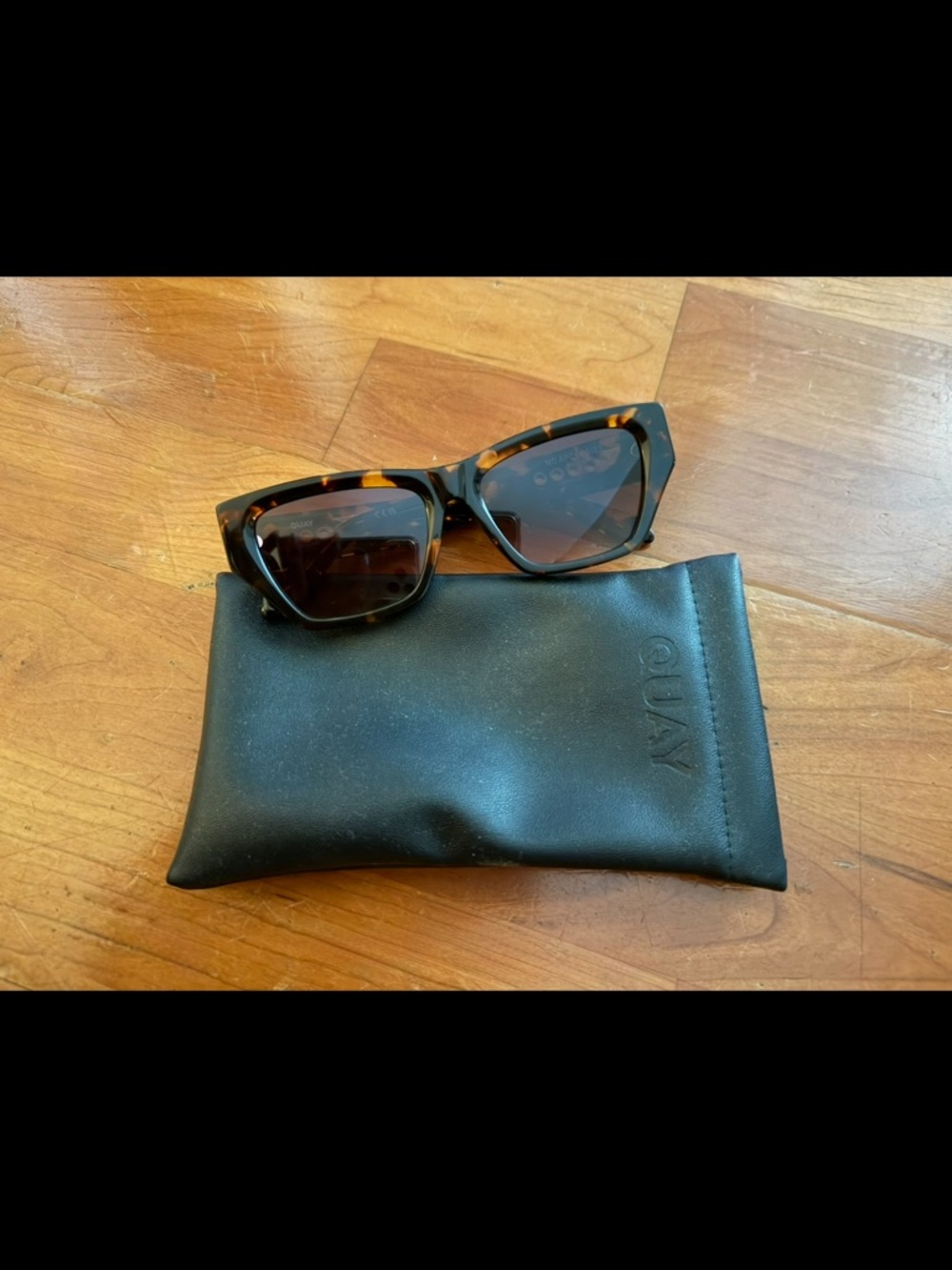 NEW Quay Tortoiseshell Sunglasses - Picture 2 of 3